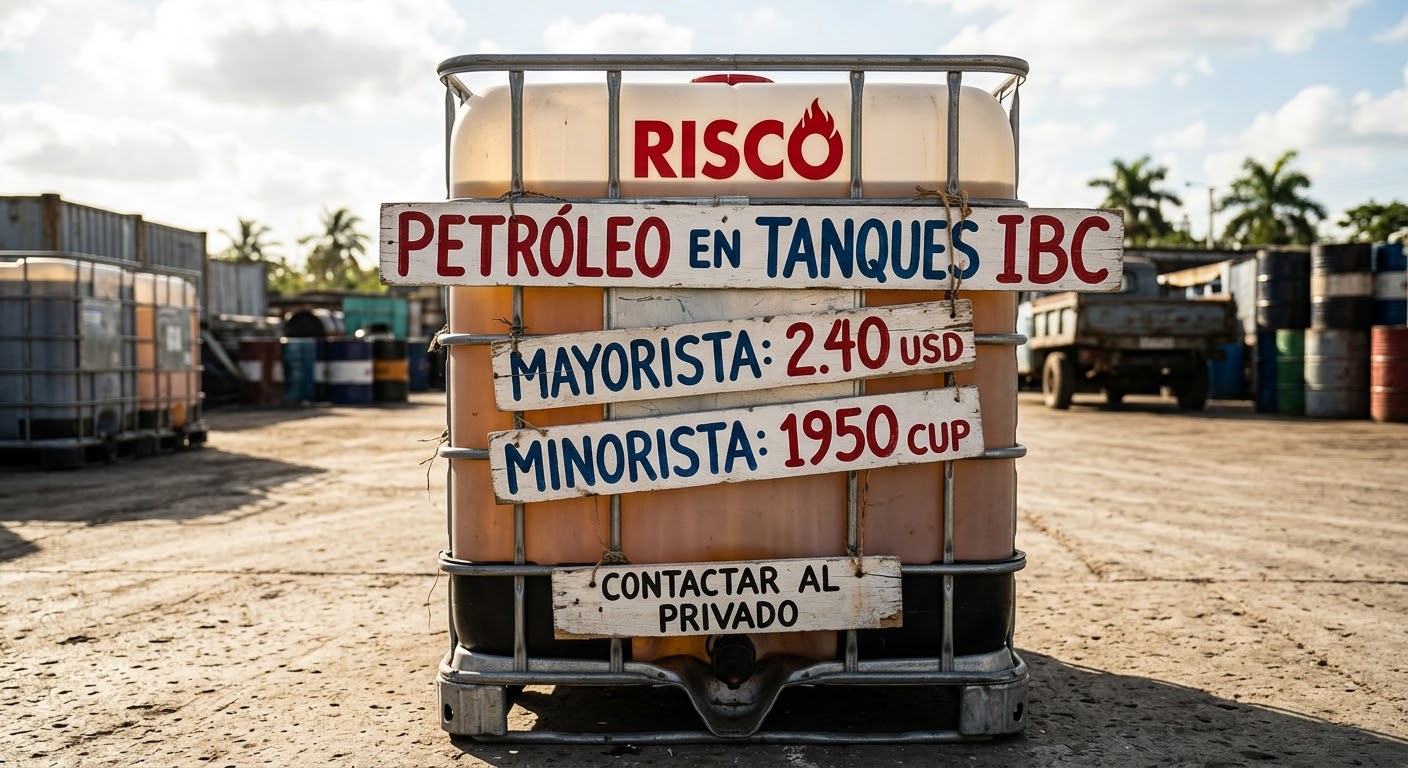 Tanque IBC de petróleo de Risco